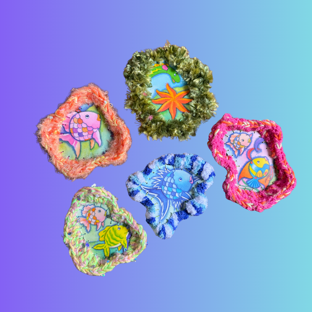 Rainbow Fish Wall Hanging #5