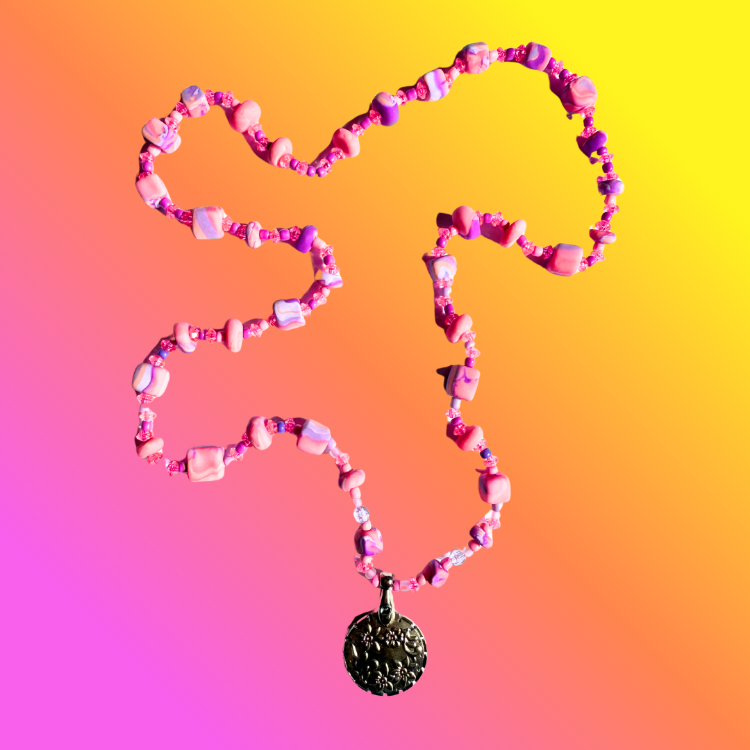 Legally Pink Yarn Cutting Pendant