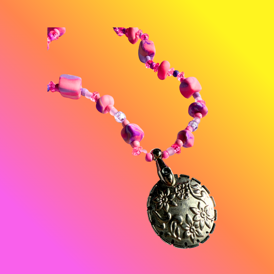 Legally Pink Yarn Cutting Pendant