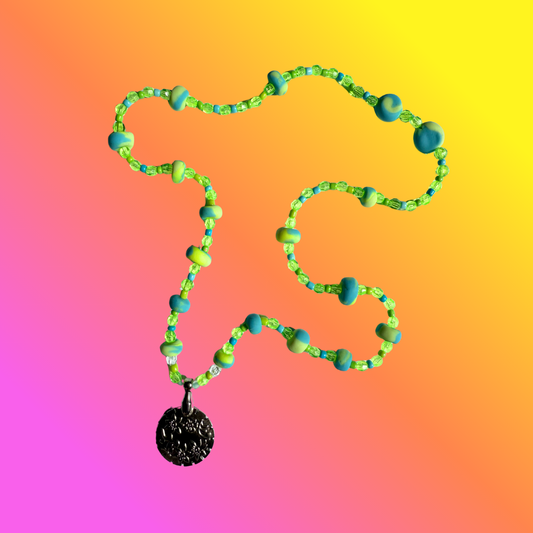 Key Lime Pie Yarn Cutting Pendant