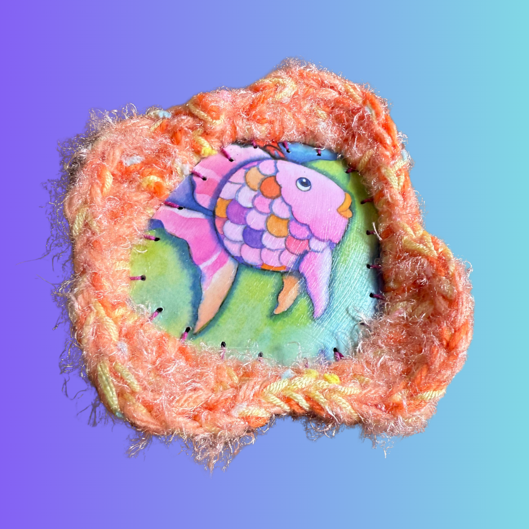 Rainbow Fish Wall Hanging #4